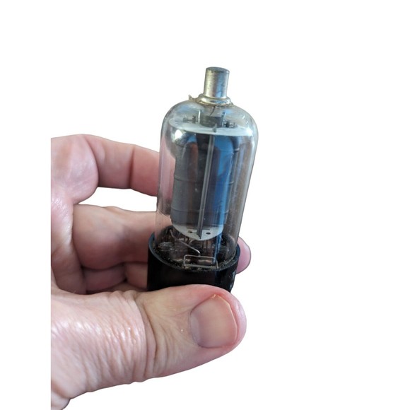 Vintage Tung-Sol Black Plate Vacuum Tube 322PN3 Ham Radio TV Stereo Electronic - Picture 5 of 6